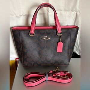 COACH Signature Mini Gallery Tote